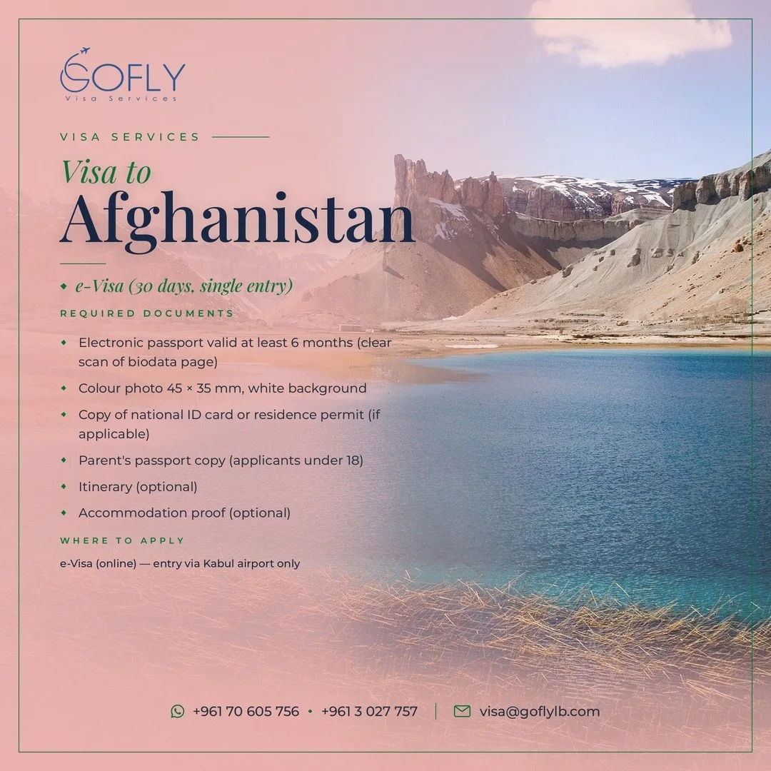 Required documents — Afghanistan