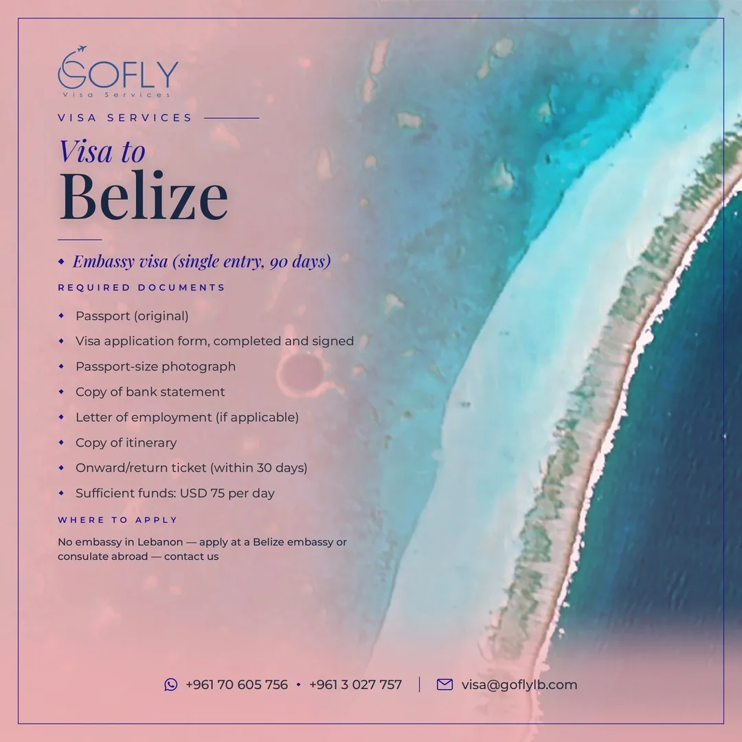 Required documents — Belize