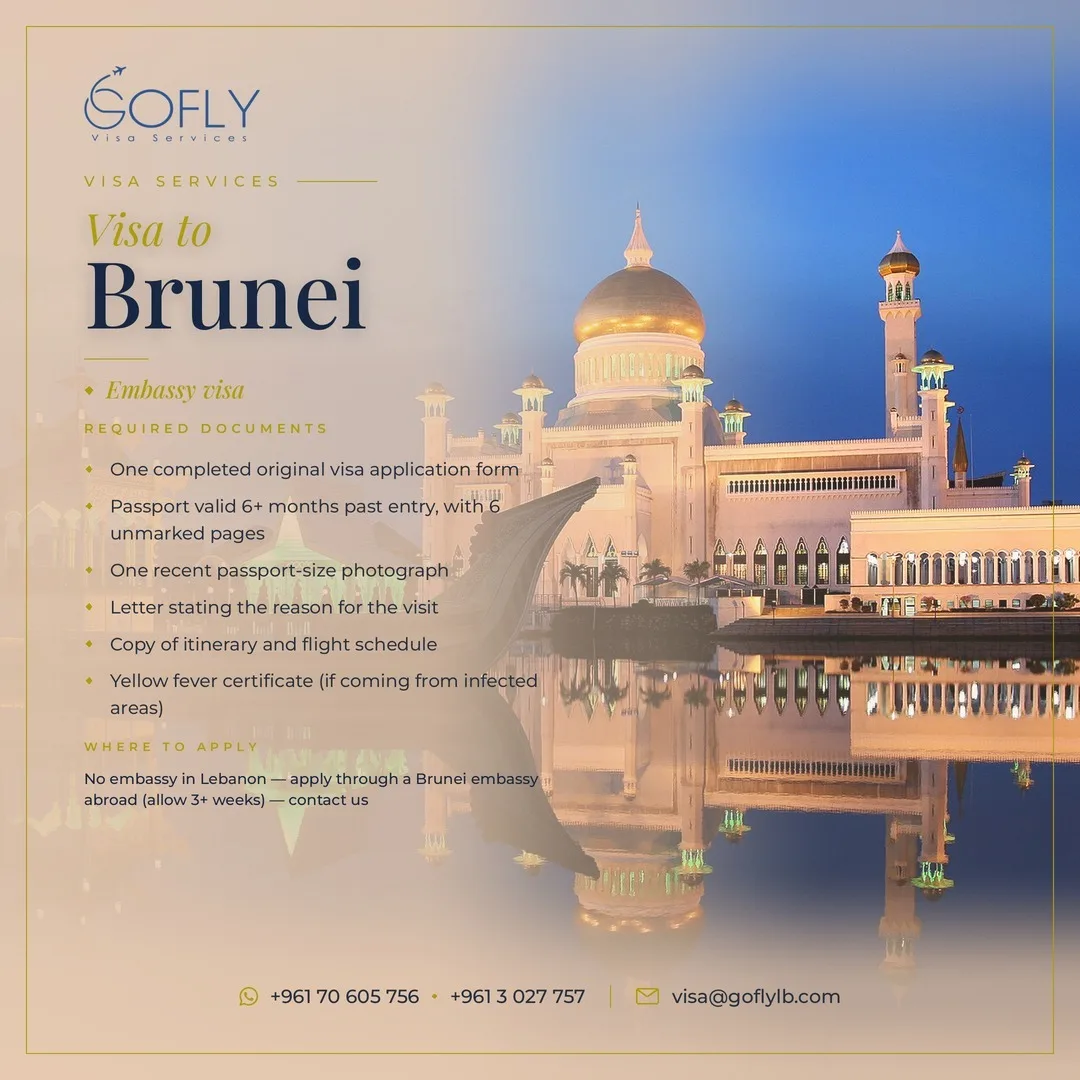Required documents — Brunei