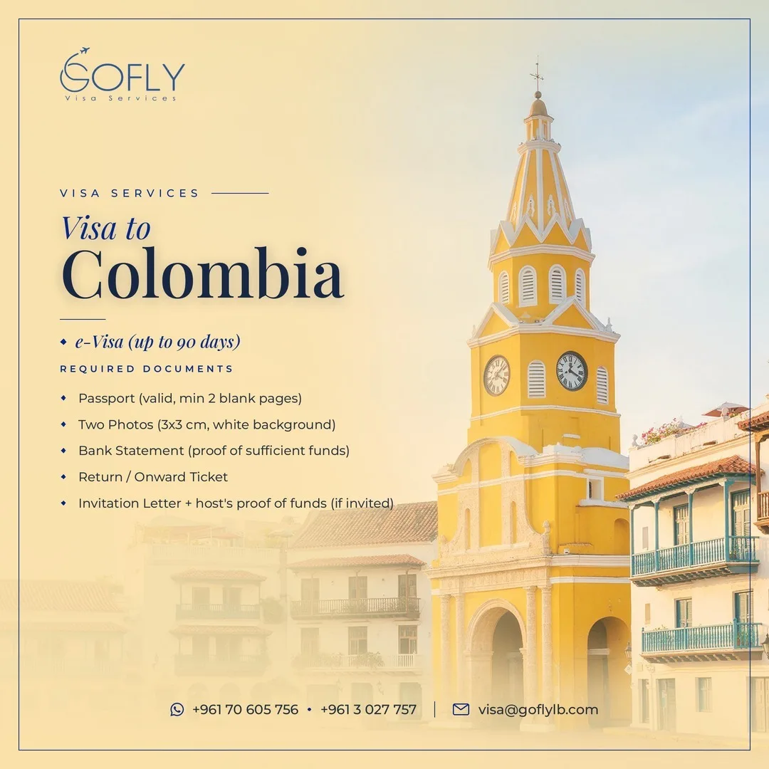 Required documents — Colombia