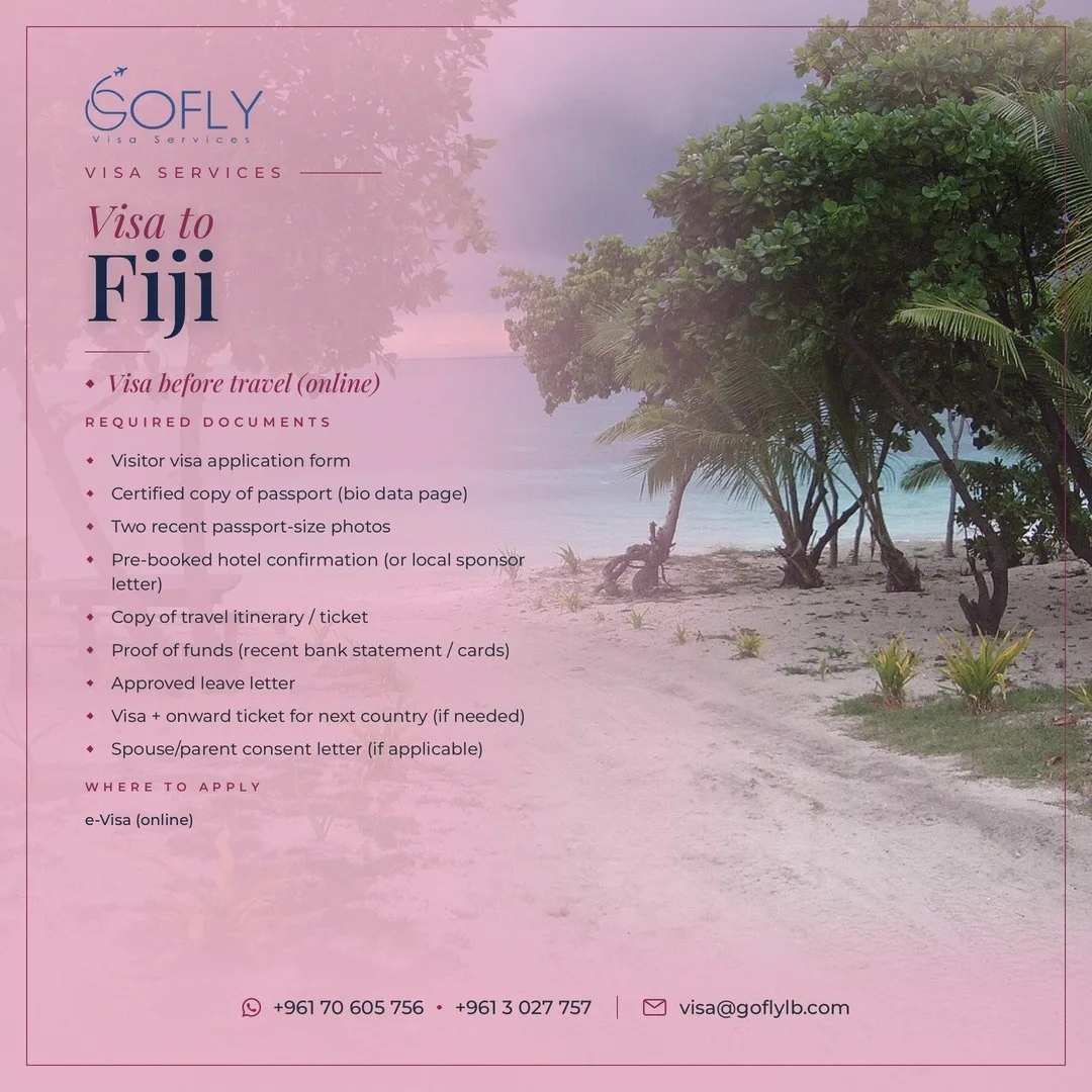 Required documents — Fiji