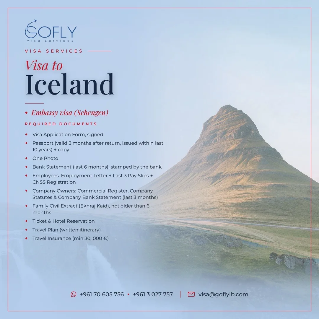 Required documents — Iceland