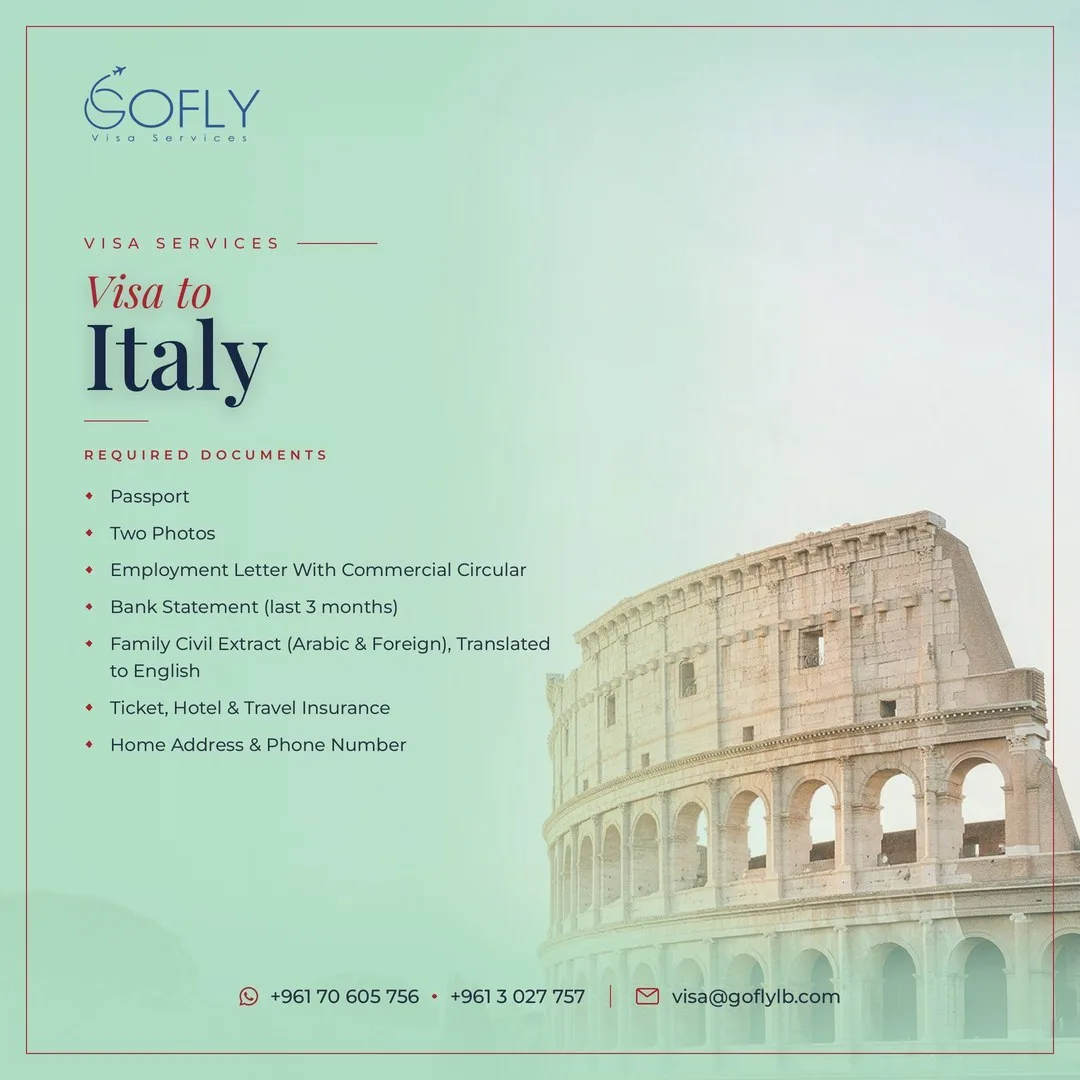 Required documents — Italy