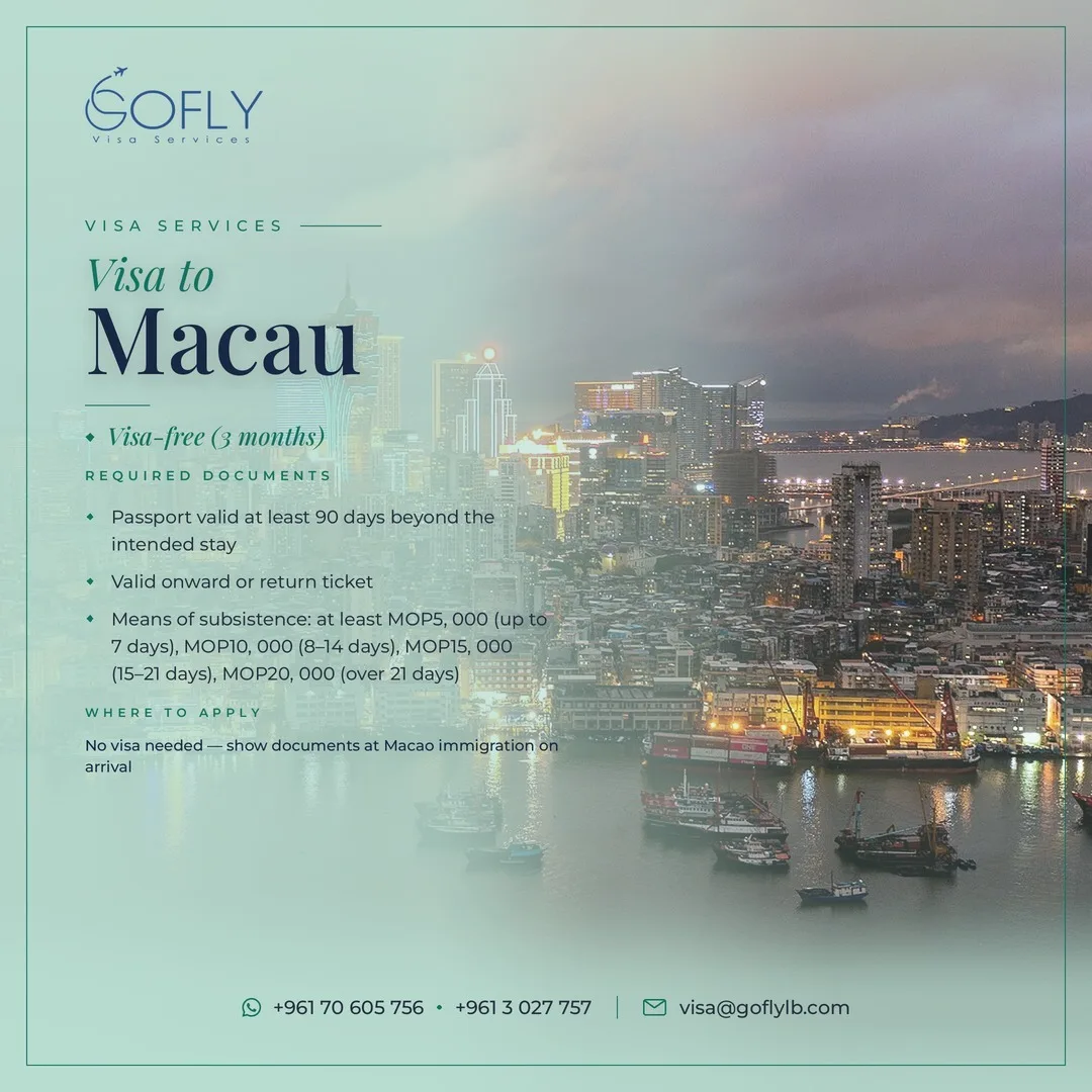 Required documents — Macau