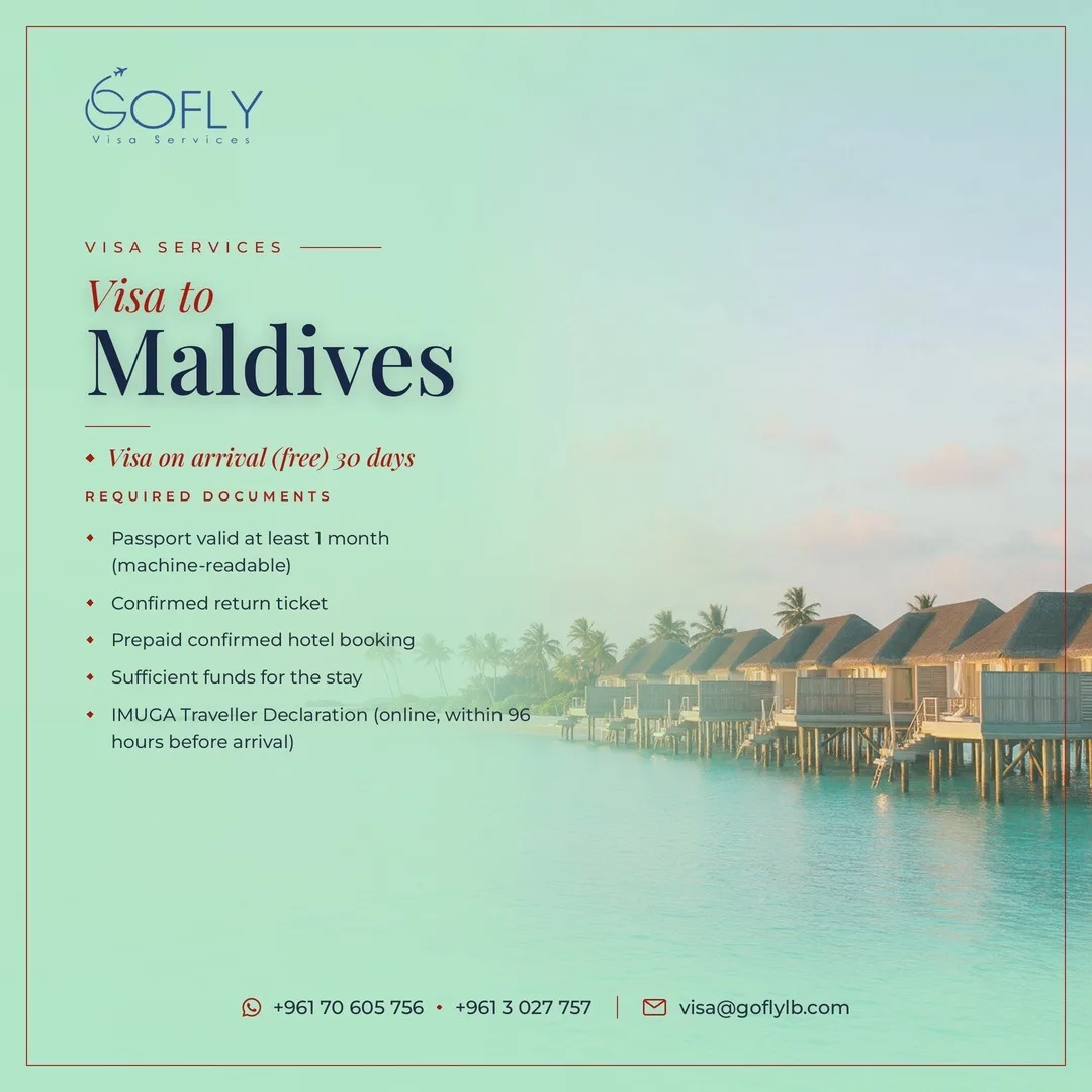 Required documents — Maldives