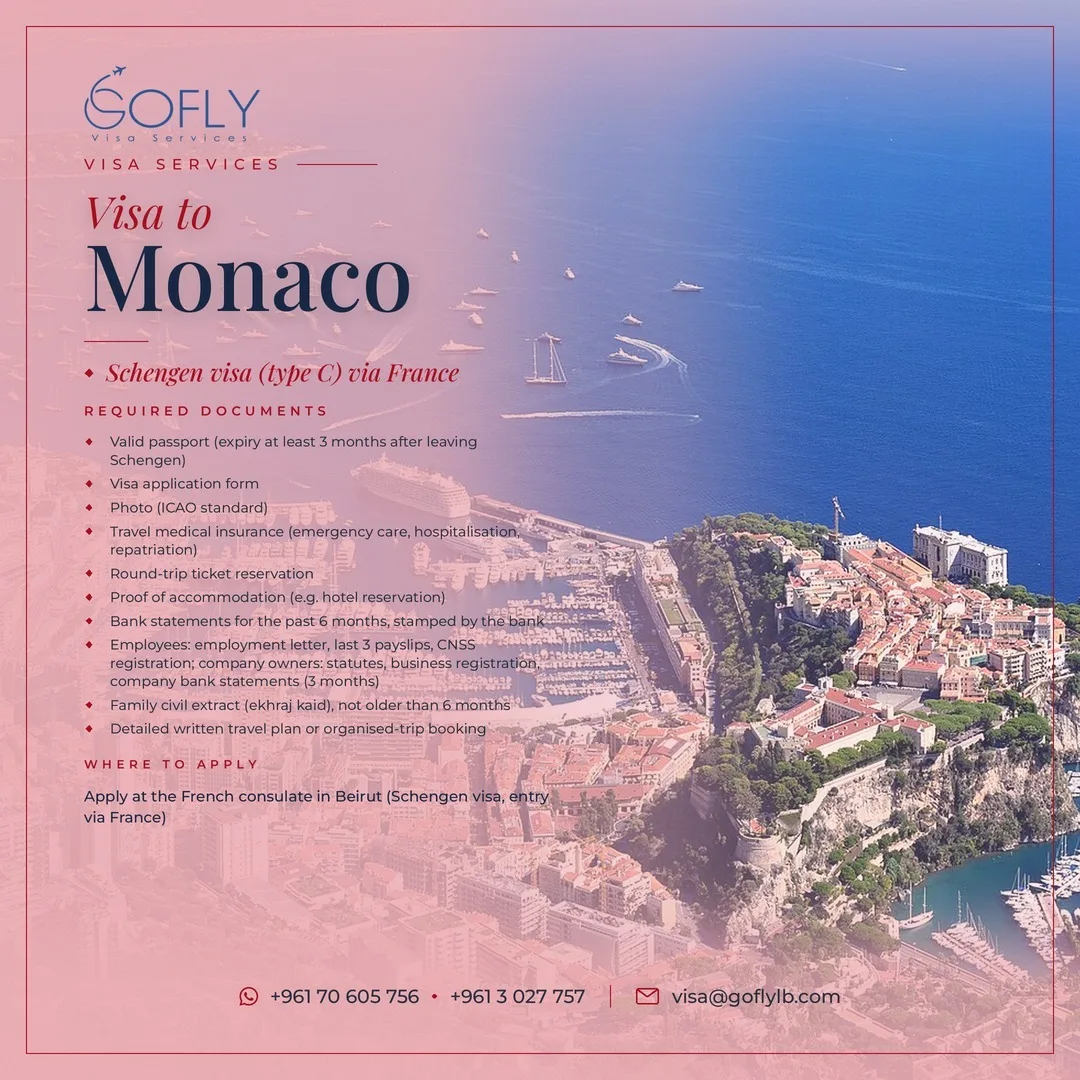 Required documents — Monaco