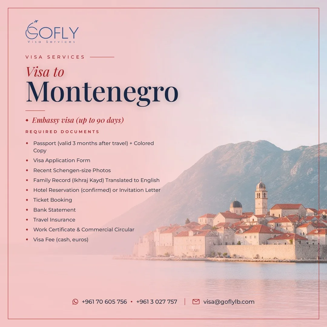 Required documents — Montenegro
