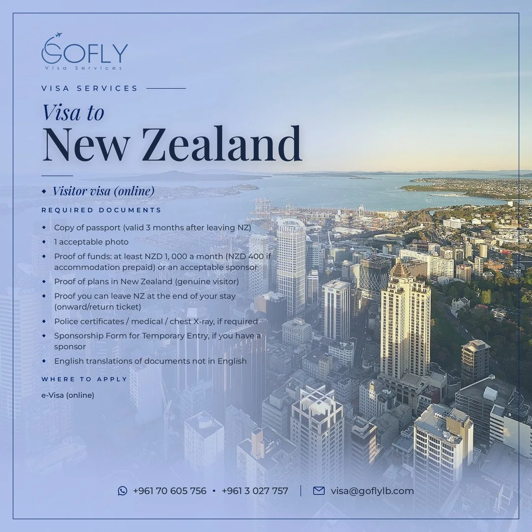 Required documents — New Zealand