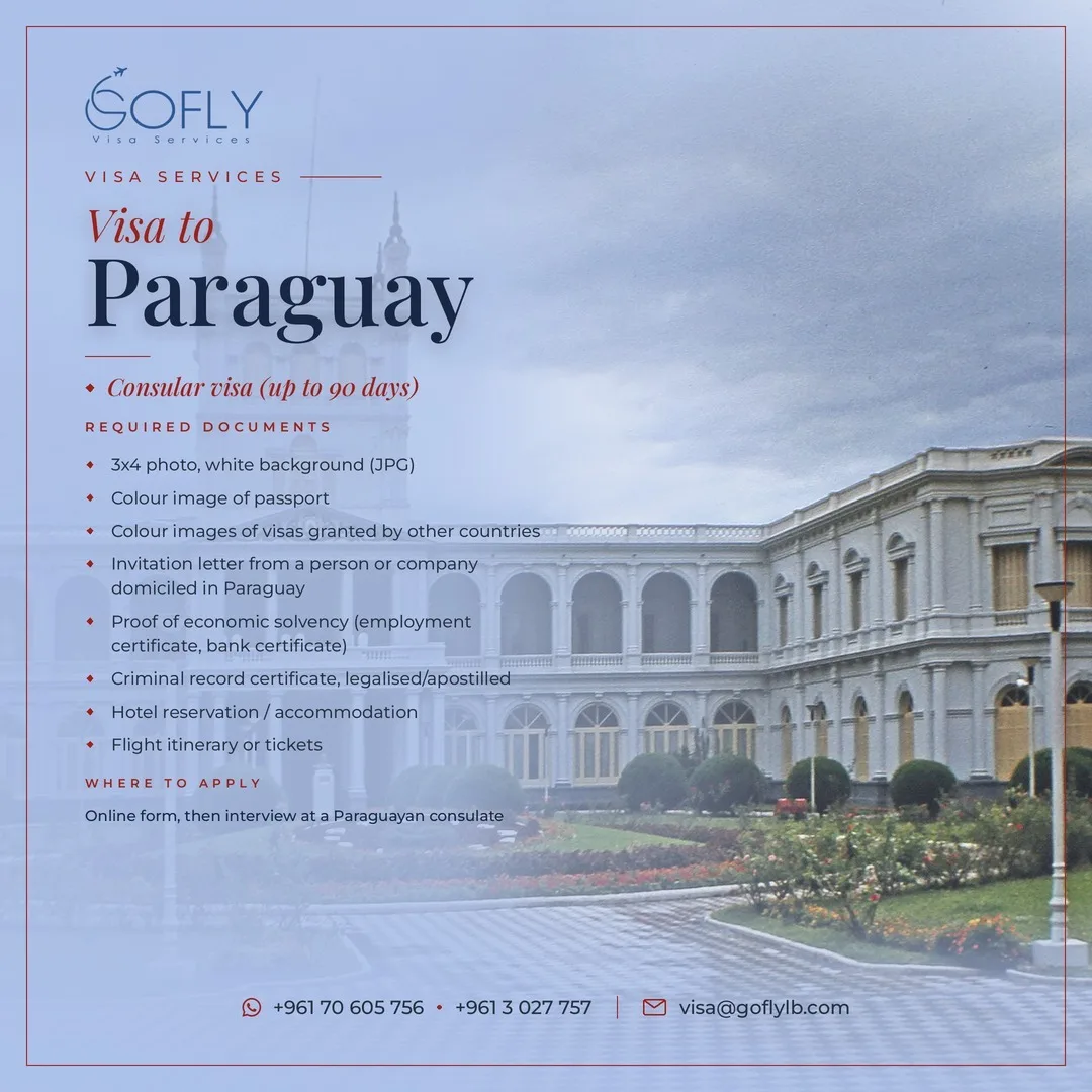 Required documents — Paraguay