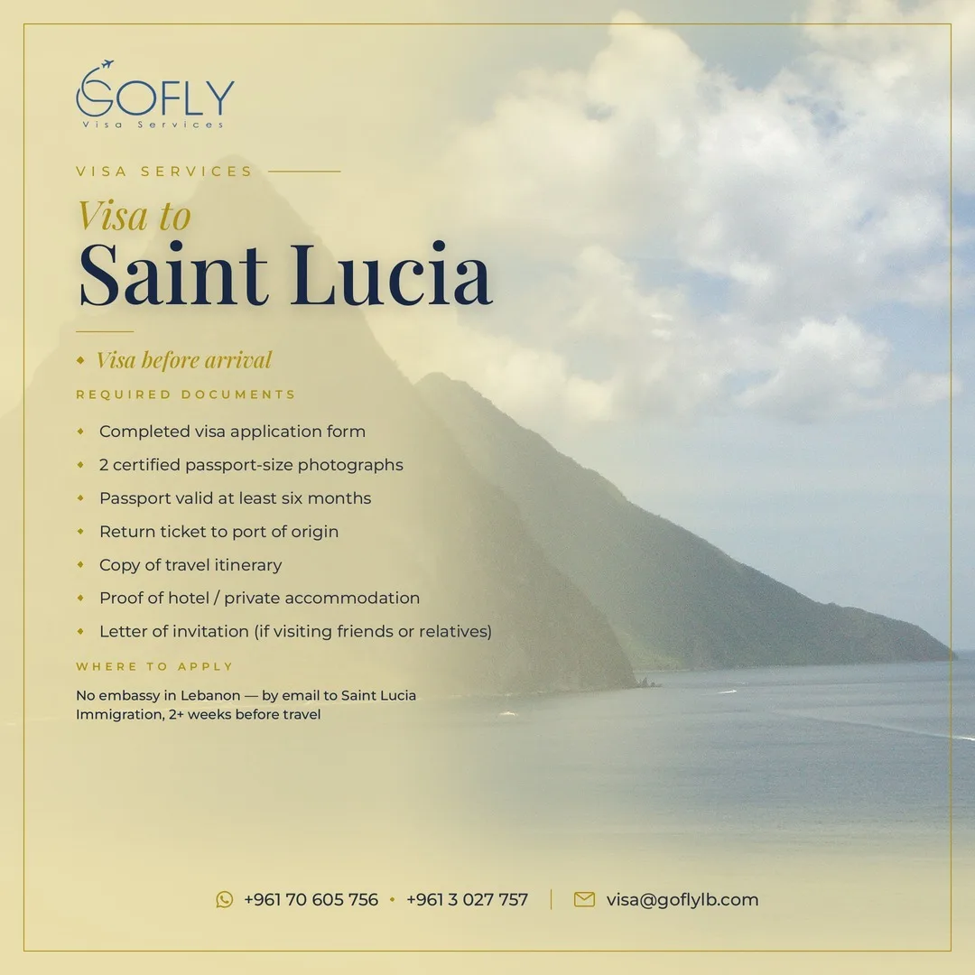 Required documents — Saint Lucia