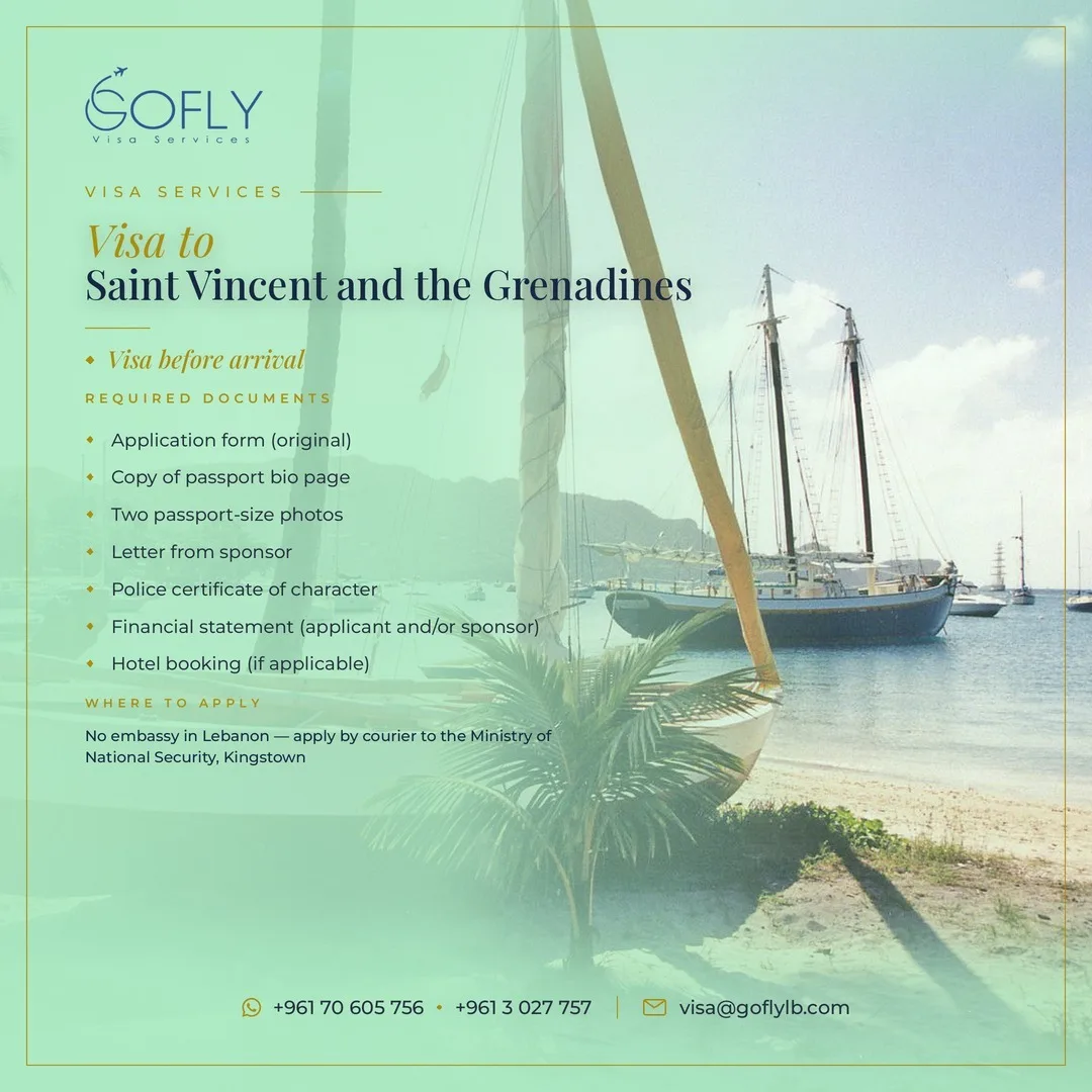 Required documents — Saint Vincent and the Grenadines