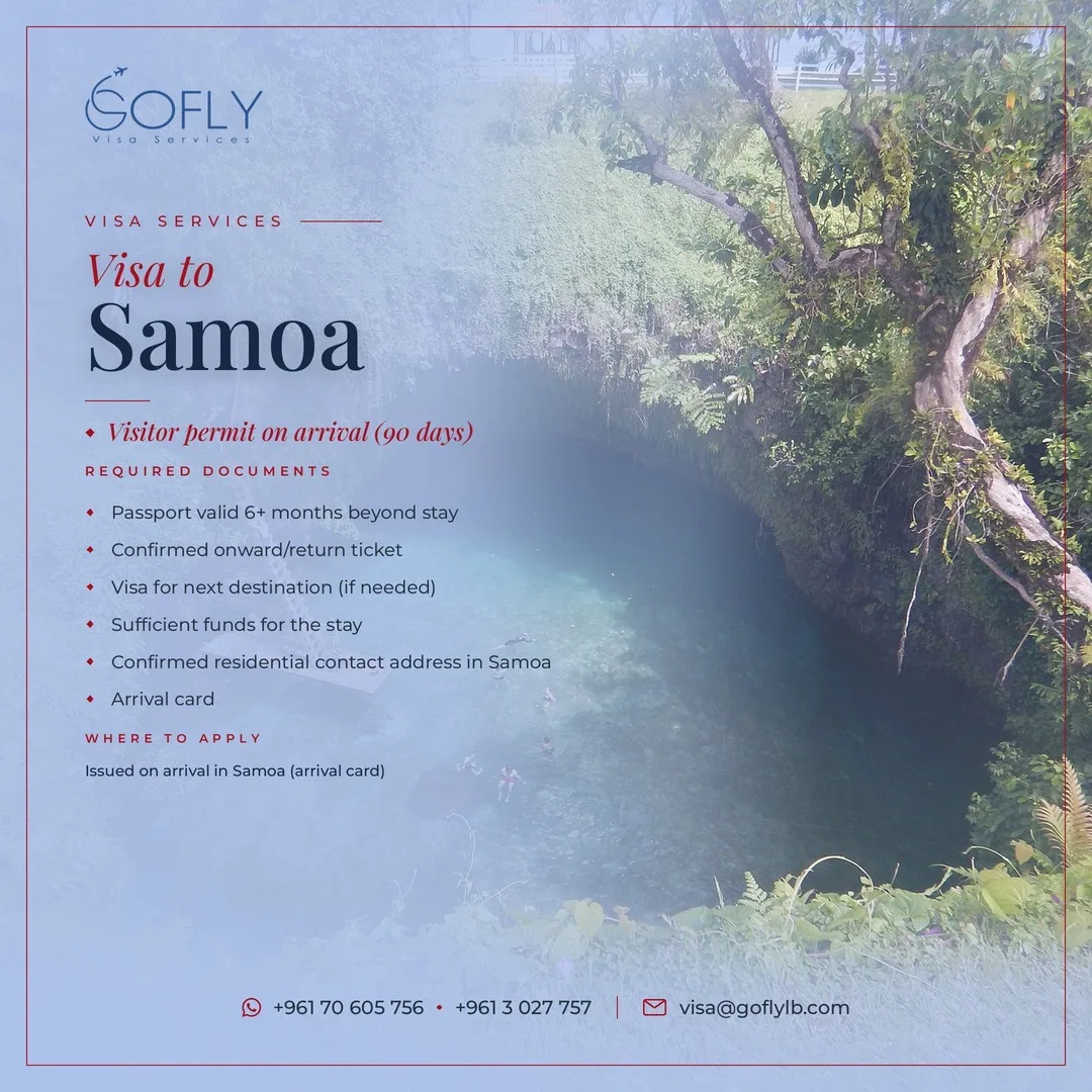 Required documents — Samoa