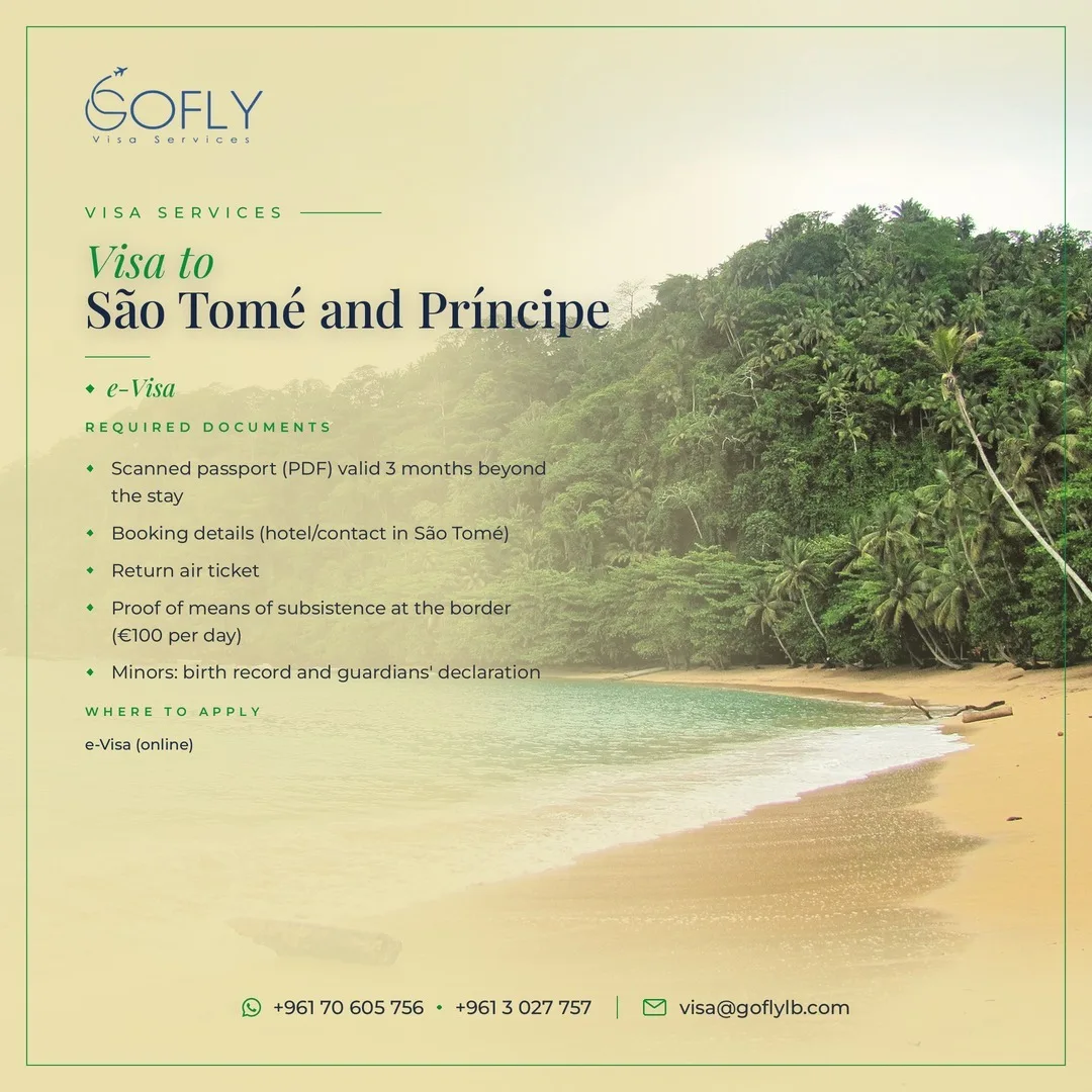 Required documents — São Tomé and Príncipe