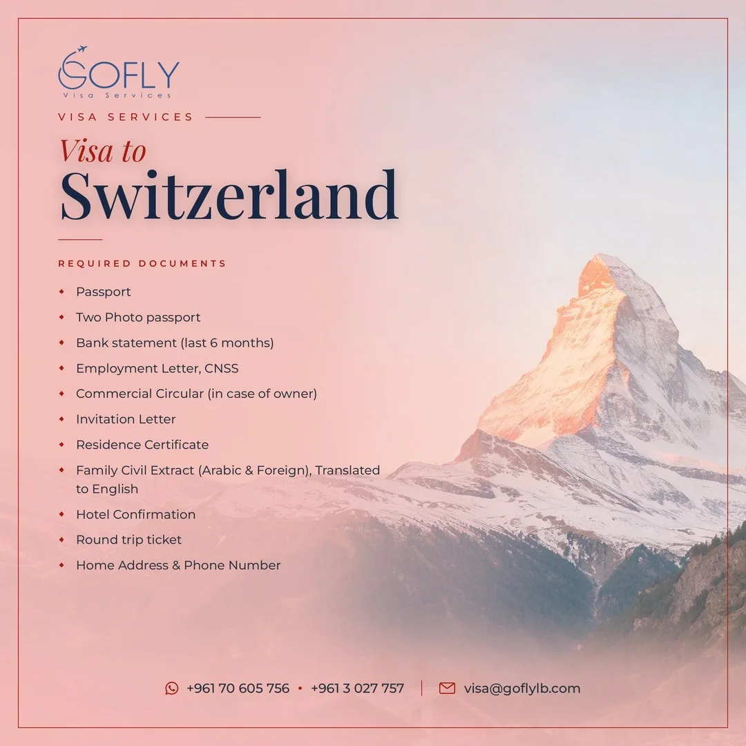 Required documents — Switzerland