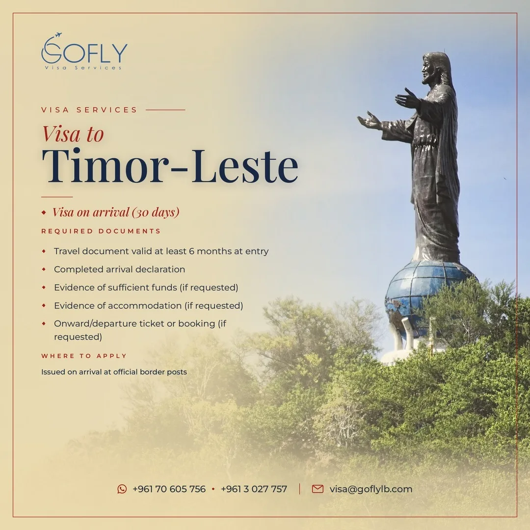 Required documents — Timor-Leste
