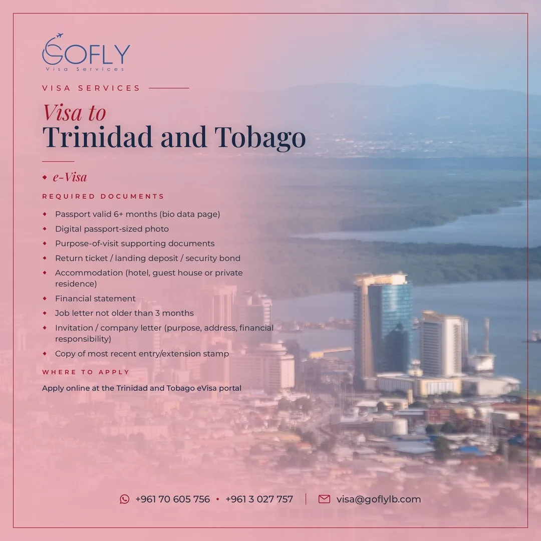 Required documents — Trinidad and Tobago
