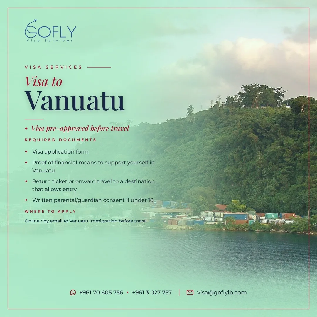 Required documents — Vanuatu